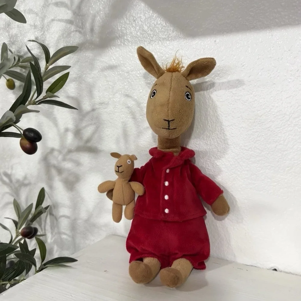Llama Red Pajamas Plush Stuffed Book Character Toy Figure 15